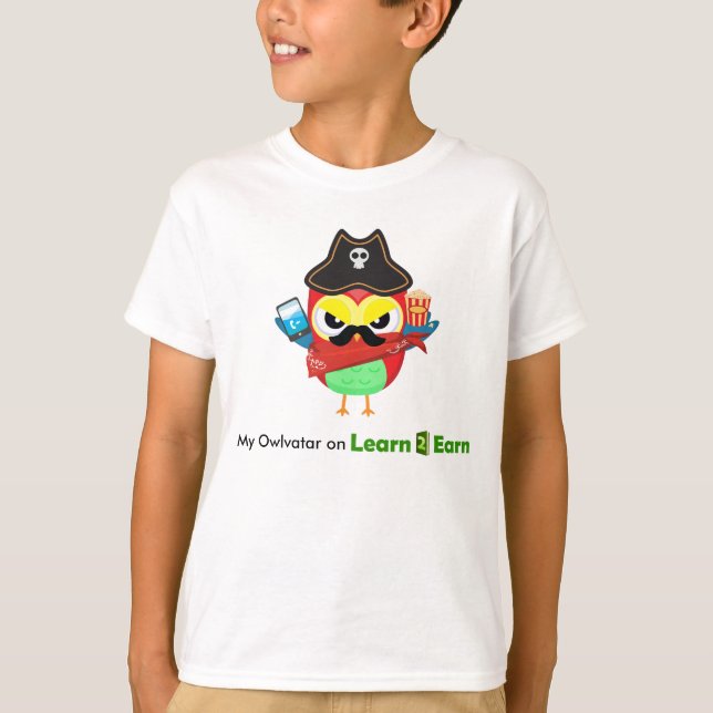 Declan's Owlvatar T-Shirt (Front)