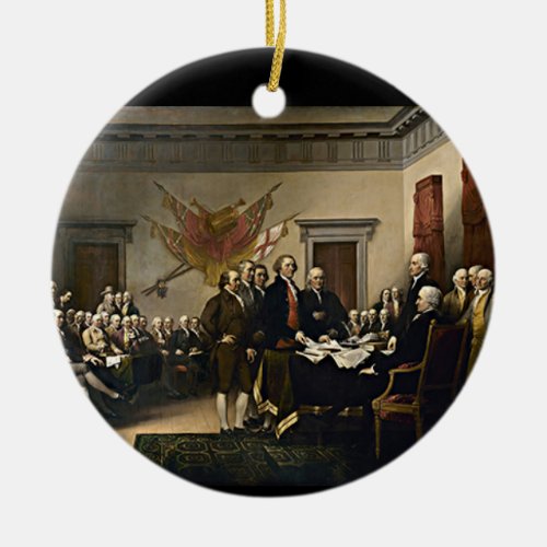 Declaration of Independence 1776 Ceramic Ornament