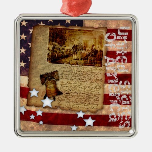 Declaration of Independence 1776 Metal Ornament