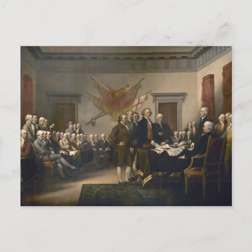 Declaration of Independence _ 1819 Postcard