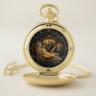 Declaration of Independence 250th Anniversary Pocket Watch