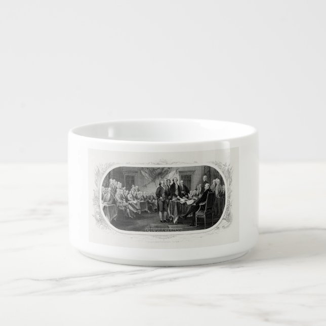 Declaration of Independence: $2 Bill, Etching Bowl (Center)