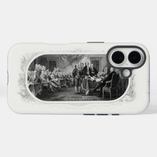 Declaration of Independence: $2 Bill, Etching iPhone 16 Case