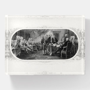Declaration of Independence: $2 Bill, Etching Paperweight