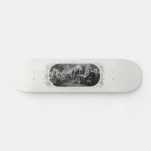 Declaration of Independence: $2 Bill, Etching Skateboard
