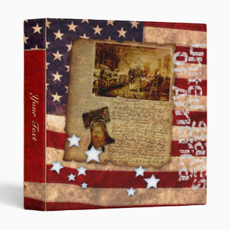 Declaration of Independence 3 Ring Binder