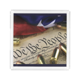 Declaration of Independence Acrylic Tray