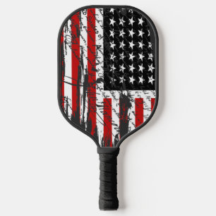 Declaration of Independence and American Flag Pickleball Paddle