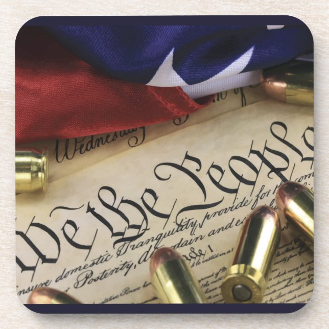 Declaration of Independence   Beverage Coaster (Front)