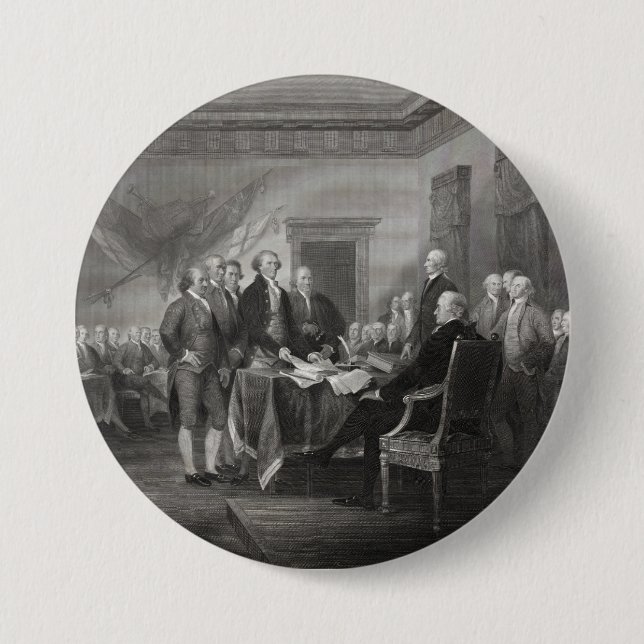 Declaration of Independence Button (Front)