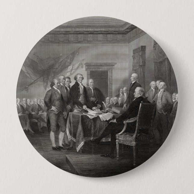 Declaration of Independence Button (Front)