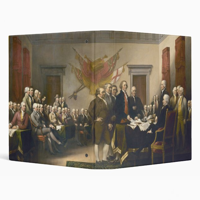 Declaration of Independence by John Trumbull 1819 Binder (Background)