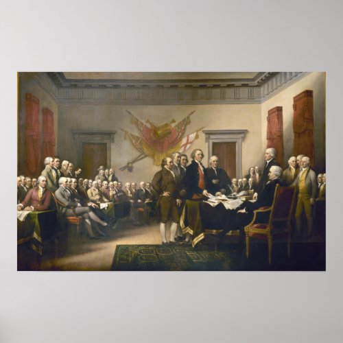 Declaration of Independence by John Trumbull 1819 Poster