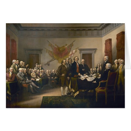 Declaration of Independence by John Trumbull Cards (Front Horizontal)