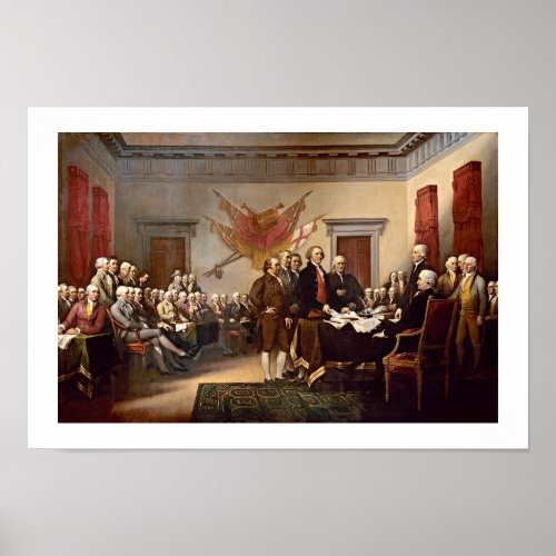 Declaration of Independence by John Trumbull Poster