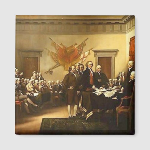 Declaration of Independence by Trumbull Magnet