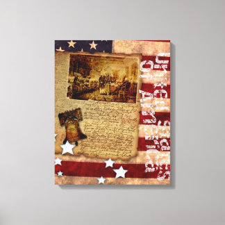 Declaration of Independence Canvas Print