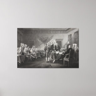 Declaration of Independence Canvas Print