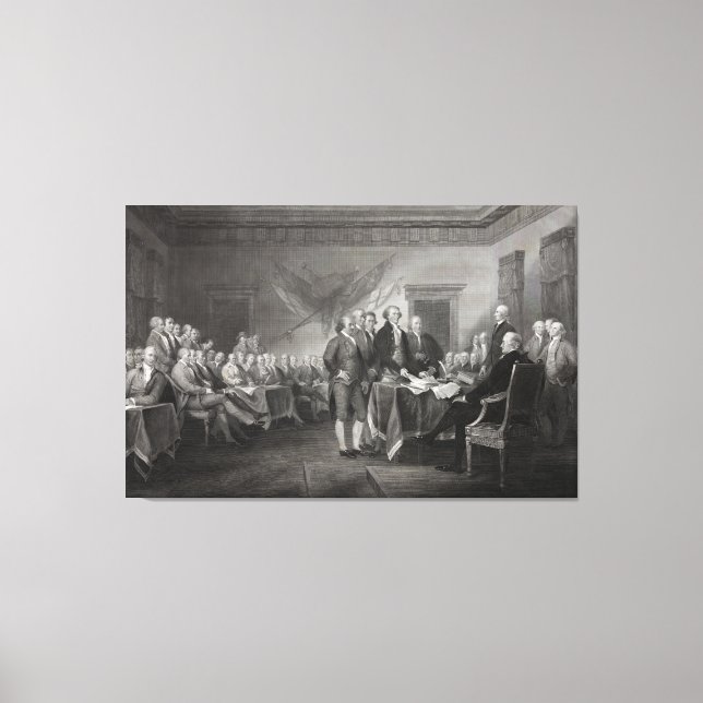 Declaration of Independence Canvas Print (Front)