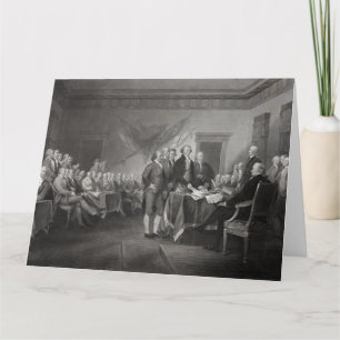 Declaration of Independence Card