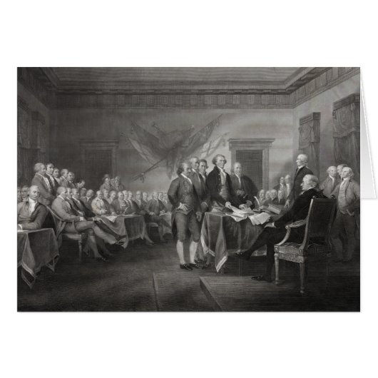 Declaration of Independence Cards (Front Horizontal)