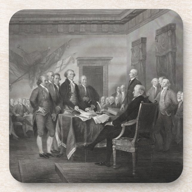 Declaration of Independence Coaster (Front)