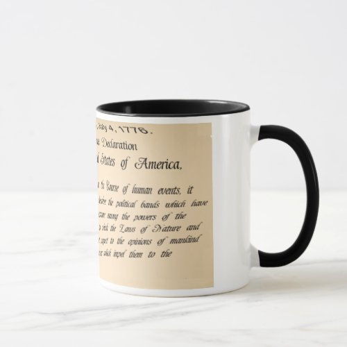 Declaration of Independence Coffee Mug