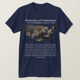 Declaration of Independence CONGRESS, July 4, 1776 T-Shirt
