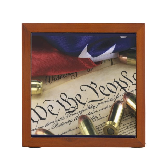 Declaration of Independence   Desk Organizer (Front)