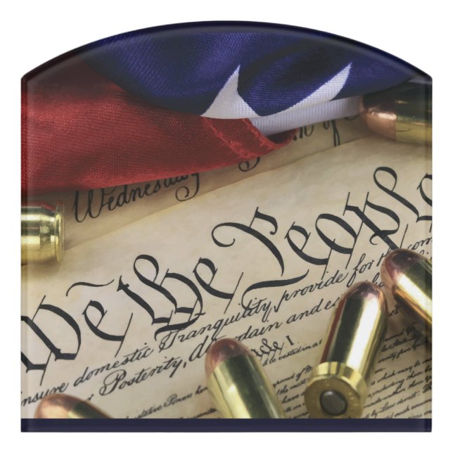 Declaration of Independence   Door Sign (Contour Front)