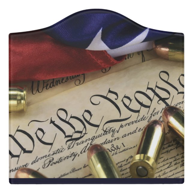 Declaration of Independence   Door Sign (Large Crest Front)