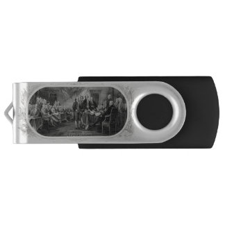 Declaration of Independence Engraving Money Flash Drive