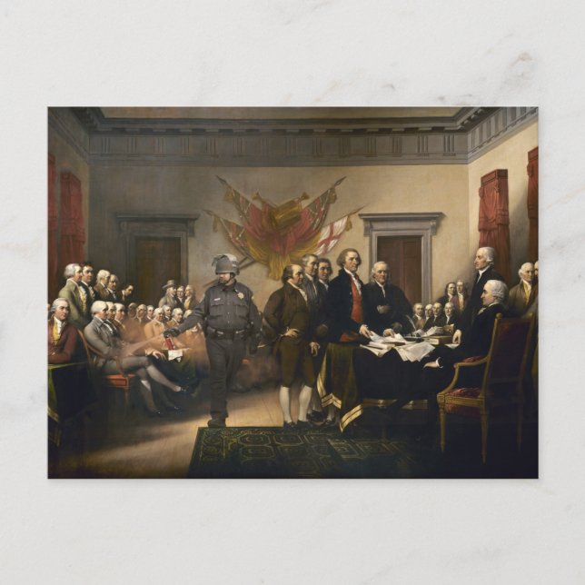 Declaration Of Independence Gas Card (Front)