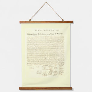 Declaration of Independence Hanging Tapestry