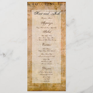 Declaration of Independence 📜 Historical Parchmen Menu