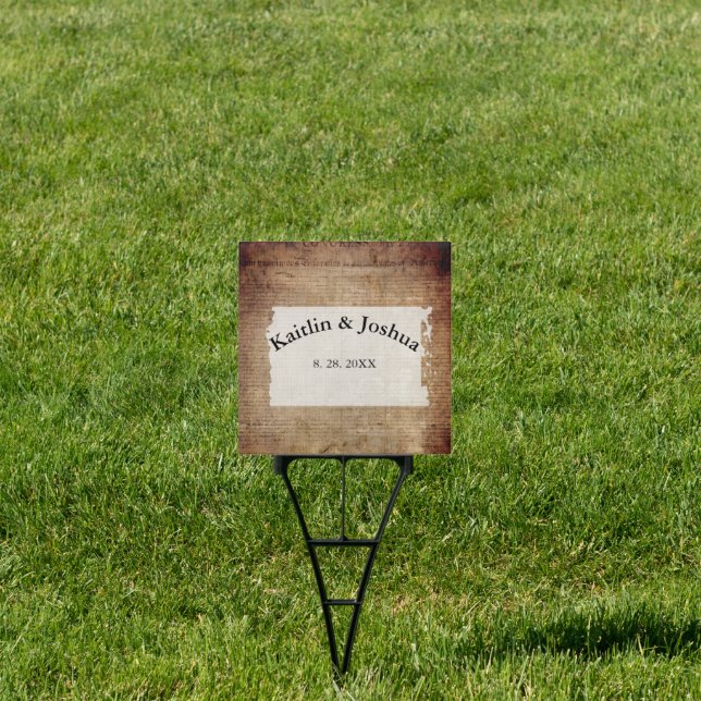 Declaration of Independence 📜 Historical Wedding Sign (Insitu)