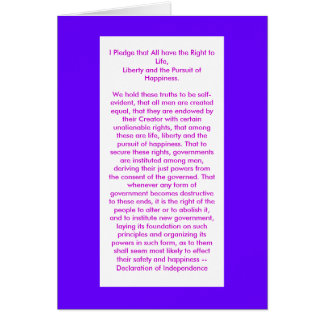 Declaration of Independence jGibney The MUSEUM Zaz Cards