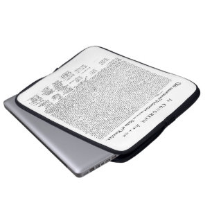 Declaration of Independence Laptop Sleeve