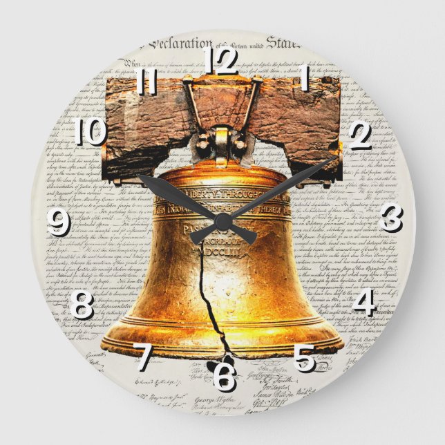 Declaration of Independence  Large Clock (Front)