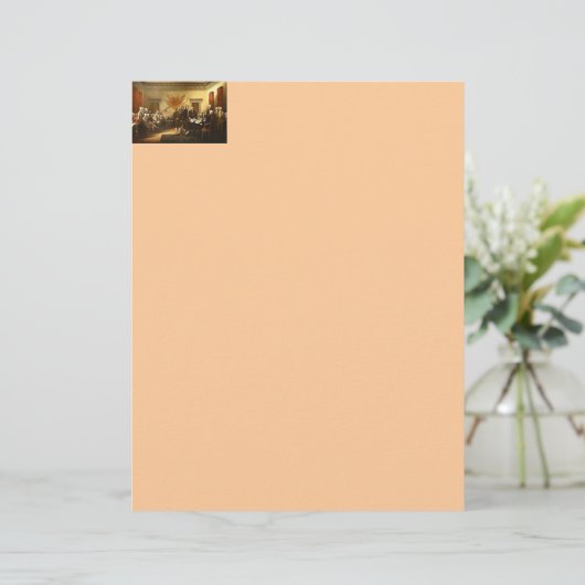 Declaration of Independence Letterhead (Standing Front)