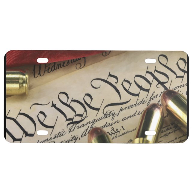 Declaration of Independence   License Plate (Front)