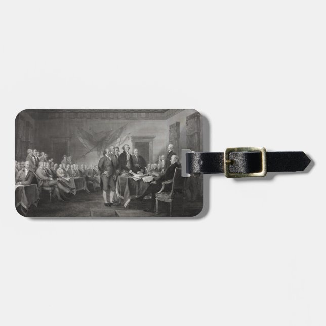 Declaration of Independence Luggage Tag (Front Horizontal)