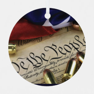 Declaration of Independence Metal Ornament