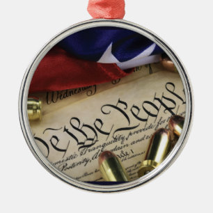 Declaration of Independence Metal Ornament