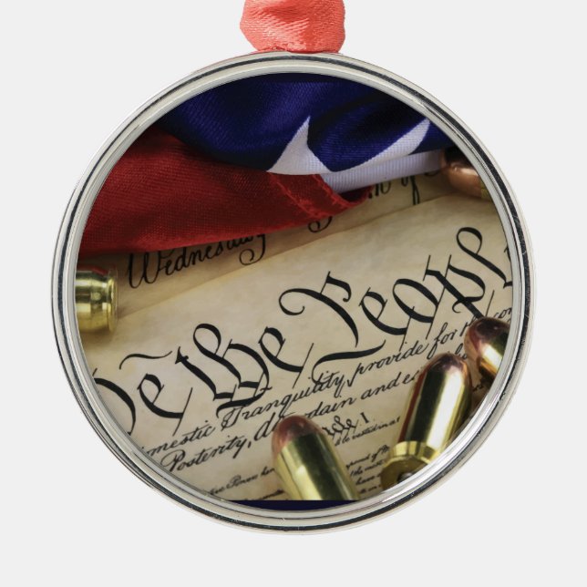 Declaration of Independence   Metal Ornament (Front)