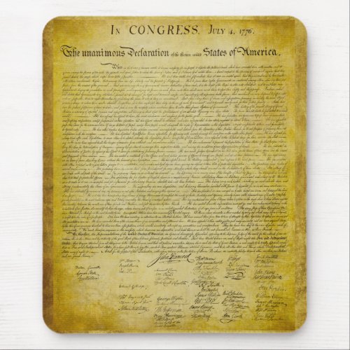 Declaration of Independence Mousepad