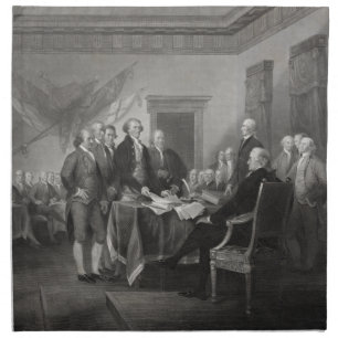 Declaration of Independence Napkin