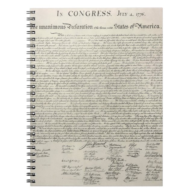 Declaration of Independence Notebook (Front)