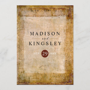 Declaration of Independence 📜 old 1776 Parchment  Program