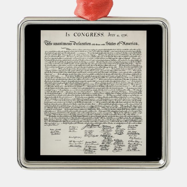Declaration of Independence Ornament (Front)